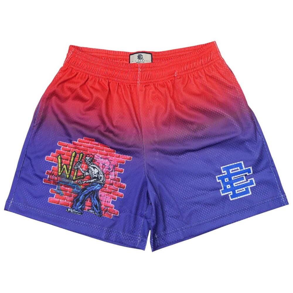 Eric Emanuel EE x Warren Lotos IIII Shorts Red Blue